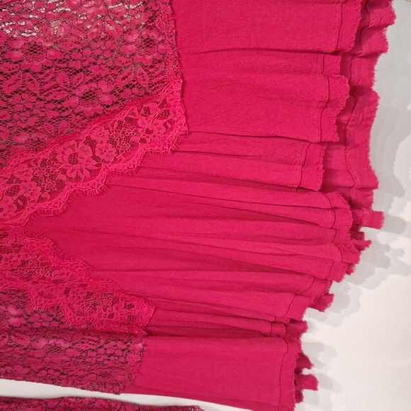 HOST PICK Free People burgundy tunic long sleeve mini dress - Picture 6 of 10